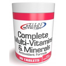 VITAL ENERGY  Complete Multivitamins & Minerals 90 Tablets